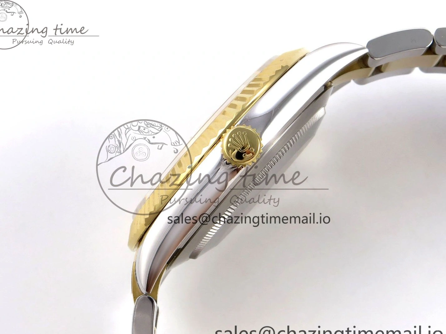 0117 DateJust 41 SS YG ARF 1:1 Best Edition 904L Steel White MOP Dial on Oyster Bracelet SH Sporty 1257